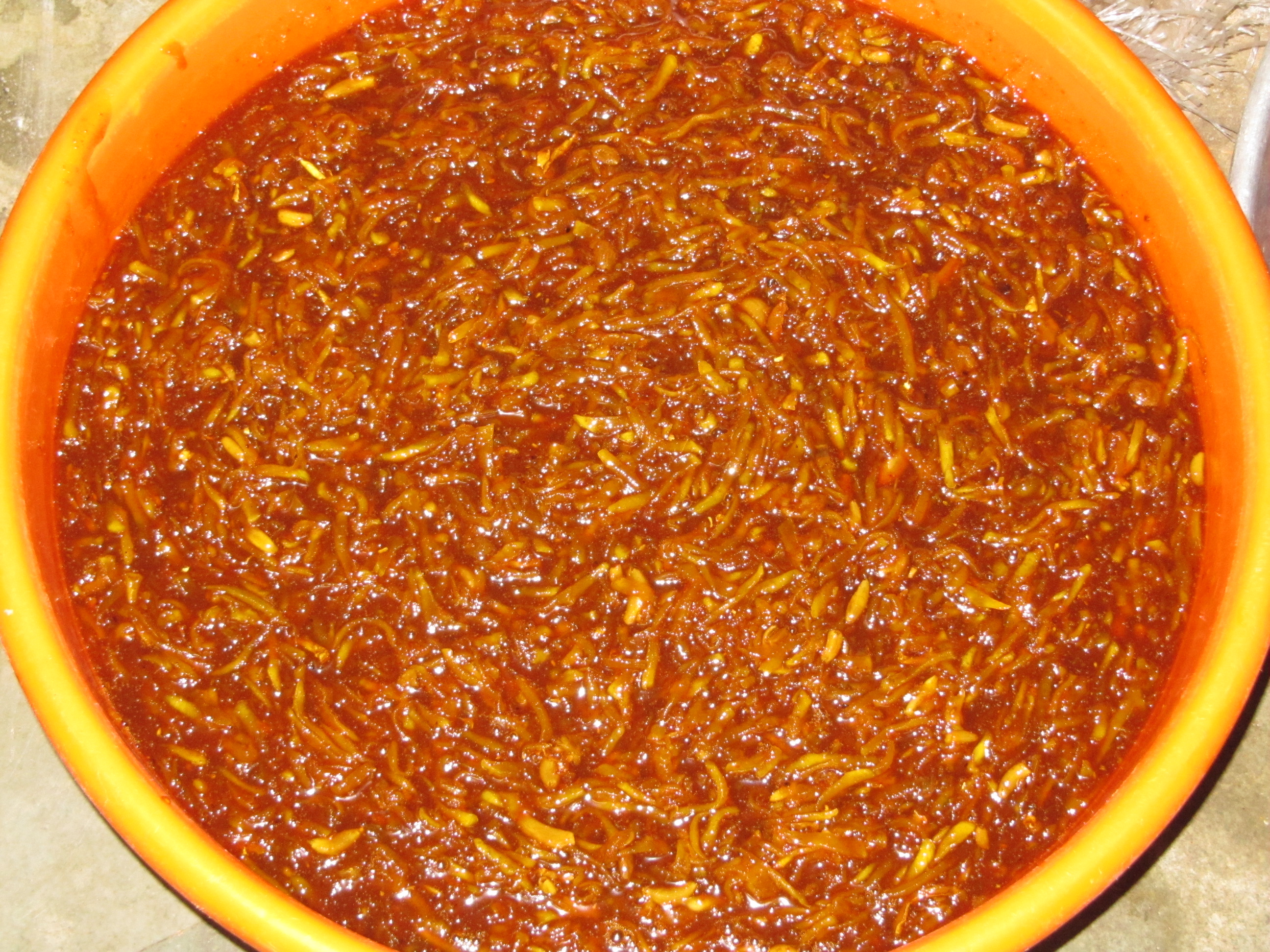 Mango Chutney With Raisin